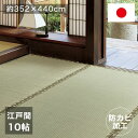 カーペット 上敷き い草 国産 10畳 夏 江戸間 防カビ リバーシブル ペット対応 抗菌 防臭 日本製 正方形 ござ 夏用 ラグ 上敷き畳 おしゃれ 畳 和室...