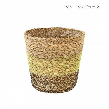 Plastic Bowls - ナーセリーポット シーグラス グリーン×ブラック 13623812154