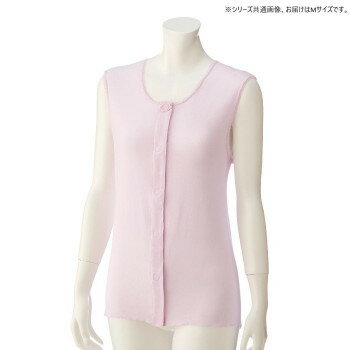 ケアファッション ラン型ワンタッチシャツ(婦人) ラベンダー M 3828401