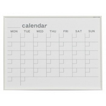 馬印 MR series(エムアールシリーズ)壁掛 予定表(カレンダー)ホワイトボード W610×H460mm MR2W