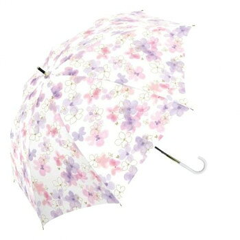 中谷 傘 UVフローラル ピオニーピンク Parasol 長傘 915-057