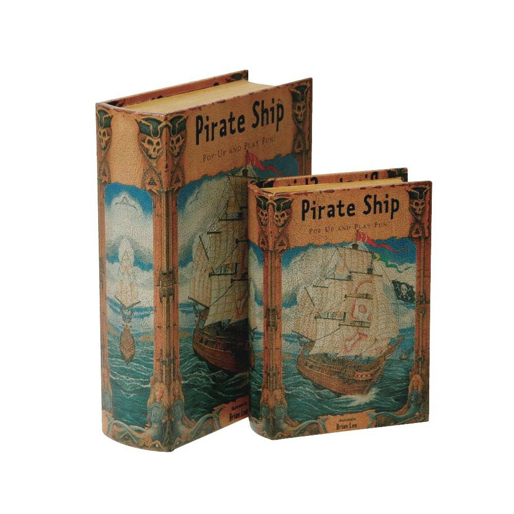 ブック型収納ボックス BOOK BOX 2個セット 28232