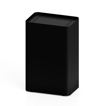 Brick - Mseries屑入 回転蓋タイプ ブラック 艶消し 投入口:A 可燃ゴミ 3620221