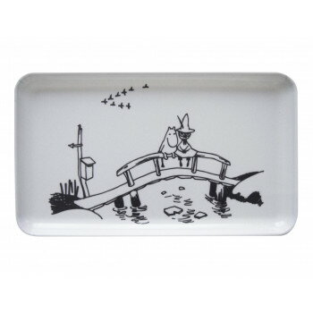 Moomin すべりにくいトレイS　橋の上のムーミン
