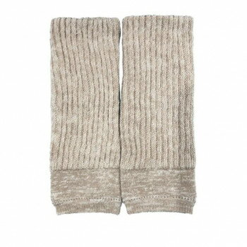 グローバル・ジャパン 湯たんぽみたいなあったかレッグウォーマー 杢ベージュ