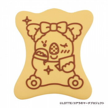 コアラのマーチ ビスケット型ラバーミラー お化粧コアラ 11241
