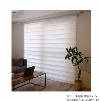 30000008　トーソー(TOSO)　調光ロールスクリーン　センシア　ホワイト　180X200cm