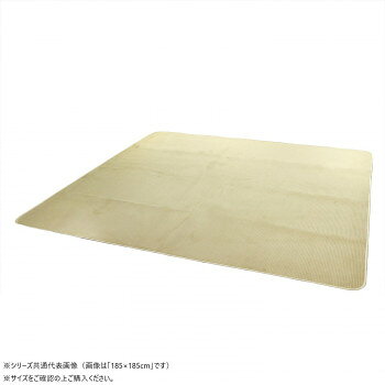 大島屋 フランネルラグ ビエンII 200x240 ベージュ
