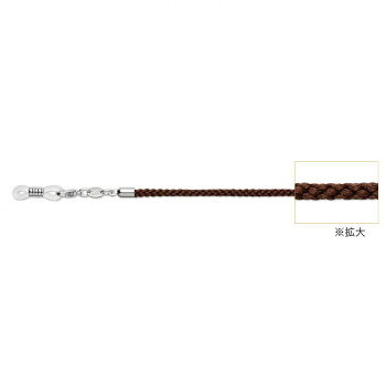 Chains - メガネチェーン FE-37 ブラウン(エコ素材) 050528