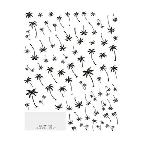 TSUMEKIRA(ツメキラ)　ネイルシール　es　パームツリー　ブラック　ES-PMT-101