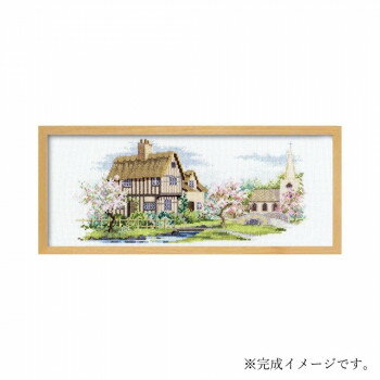 ししゅうキット　7294(オフホワイト)　ダーウェントウォーター・デザイン「レーンシリーズ」　ブロッサムレーン