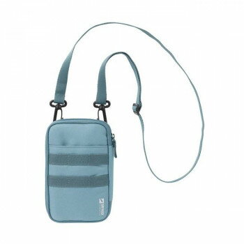 「北海道・沖縄・離島・一部地域へのお届けは別途送料を請求させていただきます。」「お客様都合でのキャンセルの場合、出荷前後にかかわらずキャンセル料などの手数料が発生いたしますので予めご了承ください。」「メーカーより取り寄せ商品のため、在庫状況によっては欠品・廃盤の可能性があります。あらかじめご了承ください。」トラベル小物を持ち運びできるショルダーベルト付きポーチ。カラビナなどを取り付けられるベルト付き。背面にはICカードの収納に便利な面ファスナー付きポケット。深めポケット、キーリング(バックル取り外し可能)、メッシュポケット、ファスナー付きポケット。撥水加工生地をメイン生地に使用。サイズ115×30×185mm、ショルダーベルト:20mm幅・約長さ700〜1250mm個装サイズ：23×14×5cm重量個装重量：140g素材・材質本体:ポリエステル付属品ショルダーベルト生産国カンボジアfk094igrjs