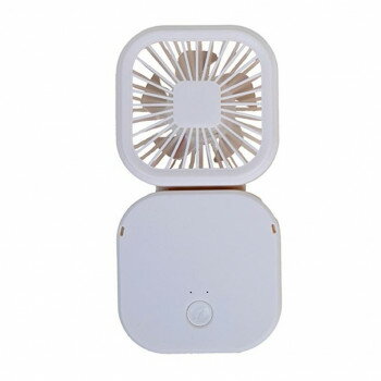 グローバル・ジャパン 2つ折りコンパクトハンディファン ホワイト