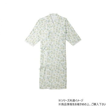 ケアねまき 5074 M モスグリーン 203878 U0045