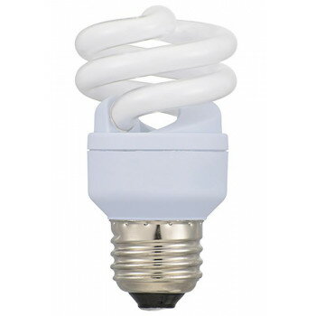 OHM 電球形蛍光灯 スパイラル形 E26 40形相当 電球色 エコデンキュウ EFD10EL/8-SPB