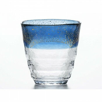 東洋佐々木ガラス お湯わり焼酎ぐらす(藍・金箔) 300ml 42130TS-G-WSHB