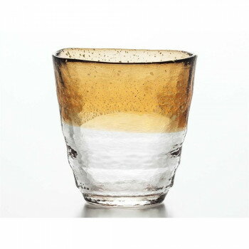 東洋佐々木ガラス お湯わり焼酎ぐらす(琥珀・金箔) 300ml 42130TS-G-WGAB
