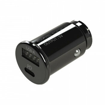 アークス(axs) コンパクトチャージャーPD＆C‐Lケーブル付き ブラック X-268