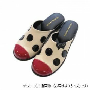 アセット スリッパ マタノアツコ てんとう虫L ベージュ AM59001L-BE