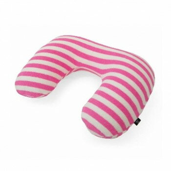 VANGUARD タオル地ボーダーネックピロー　ピンク