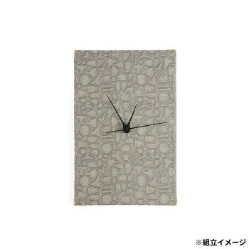 志成販売 越前和紙 壁掛時計 グレー F161365GY
