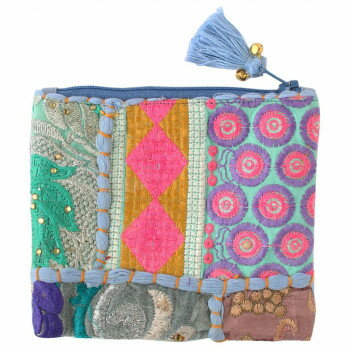 カンバディアパッチ　ポーチS　グレイッシュBL 13120000208