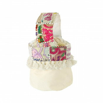 カンバディアパッチ　バケツバッグ　ベージュ 13120595024