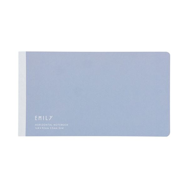 キングジムEMILy 横長ノート ブルーグレー EY9043-BG 1セット(5冊)