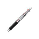 (まとめ)三菱鉛筆 JETSTREAMノック式4色BP 透明【×10セット】(3)