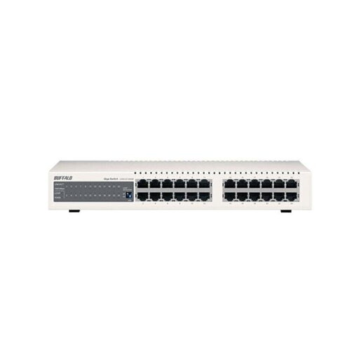 BUFFALO Giga スイッチングHUB 電源内蔵 24ポート 金属筺体 LSW5-GT-24NSR BUFFALO Giga スイッチングHUB 電源内蔵 24ポート 金属筺体 LSW5-GT-24NSR