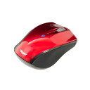 Digio デジオ 小型 Bluetooth 3ボタンBlueLEDマウス レッド MUS-BKT99NR(2)