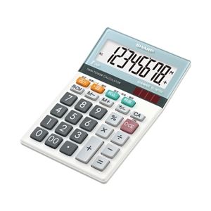 シャープ グラストップデザイン電卓 8桁 (ミニナイスサイズタイプ) EL-M720X シャープ グラストップデザイン電卓 8桁 (ミニナイスサイズタイプ) EL-M720X