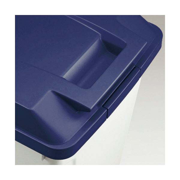 (まとめ) アスベル ハンドル付 分別ペール 45Lブラック 1台 【×5セット】 [2]