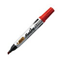 (まとめ) BIC油性マーカー パーマネントマーカー ECO 2300 赤 PM2300-RED1P 1セット(12本) 【×5セット】