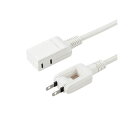 【5個セット】 サンワサプライ マイクロタップ 2個口 0.2m ホワイト TAP-M602WX5(2)