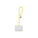 (まとめ)西敬 マイティーループ 名札L MLC-131Y 黄 10本【×2セット】
