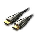 VENTION オプティカルHDMI Male to Male HDケーブル 100M 亜鉛合金タイプ ブラック AL-1529(2)