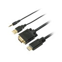 HORIC VGA→HDMI変換ケーブル 2m VGHD20-030BK(2)