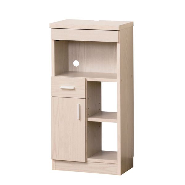 NEWルーター収納 約幅40cm 白木目 完成品