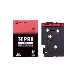 (まとめ)キングジム テプラTRテープ TC9R 赤に黒文字 9mm【×3セット】 (まとめ)キングジム テプラTRテープ TC9R 赤に黒文字 9mm【×3セット】