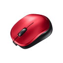 【5個セット】 サンワサプライ 静音BluetoothブルーLEDマウス(充電式) レッド MA-BBS308RX5(2)
