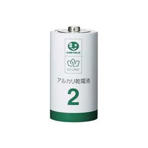 （まとめ）ジョインテックス アルカリ乾電池III 単2×10本 N212J-10P 【×3セット】(2)
