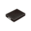 (業務用10セット) LIHITLAB デスクトレー(収納ボックス/書類整理) A4 フタ付き A-332K ブラック(黒)(3)