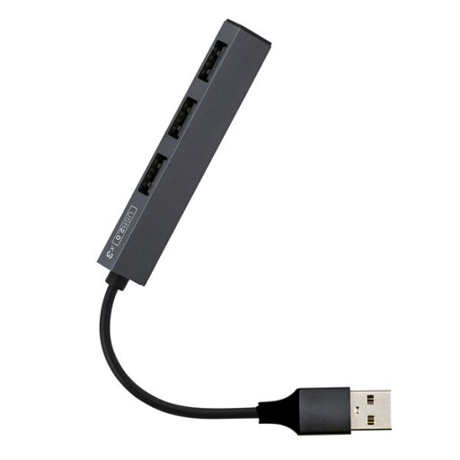 Digio2 USB 極薄極細 3ポートハブ STIX UH-2543GY Digio2 USB 極薄極細 3ポートハブ STIX UH-2543GY