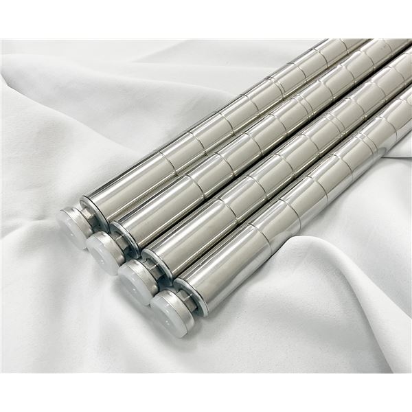 〔4本セット〕 SUS304 ステンレスポール 直径25.4×700mm 部品 パーツ インテリア家具 インテリア雑貨 プロフェイス