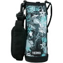 サーモス FJJ ハンディポーチ(ストラップつき) 1L用 FJJ-1001WF ブラックアクア(3)