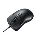 【5個セット】 サンワサプライ 静音有線ブルーLEDマウス "イオプラス" ブラック MA-IPYBS301BKX5