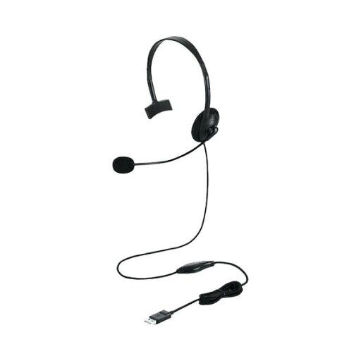エレコム 片耳オーバーヘッドセットType-C変換付 HS-HP21UCBK 1個 エレコム 片耳オーバーヘッドセットType-C変換付 HS-HP21UCBK 1個