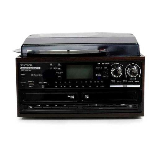WINTECH スピーカー搭載ダブルCD(書込対応)マルチオーディオプレーヤー KRP-309MCWS WINTECH スピーカー搭載ダブルCD(書込対応)マルチオーディオプレーヤー KRP-309MCWS