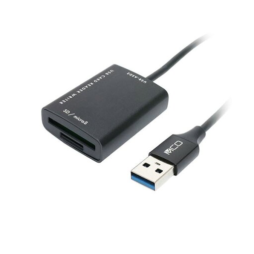 MCO SD microSDカードリーダ USB-A 70cm USR-ASD2/BK MCO SD microSDカードリーダ USB-A 70cm USR-ASD2/BK